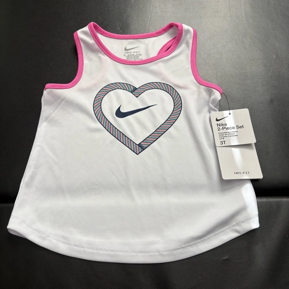 NWT Nike athletic tank set girls size 3T